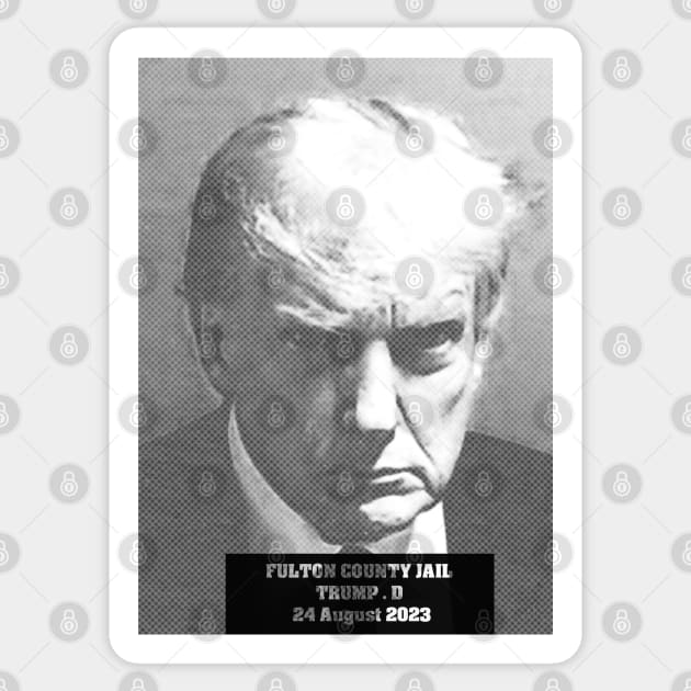 Donald Trump Mugshot Sticker by silentrob668